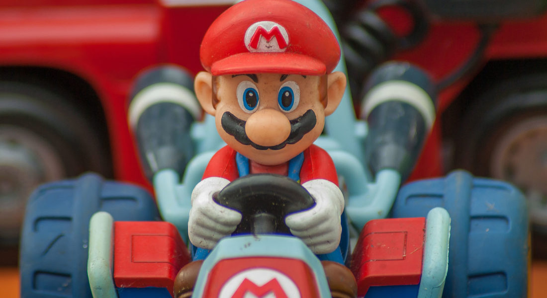 Mario kart figurine vintage