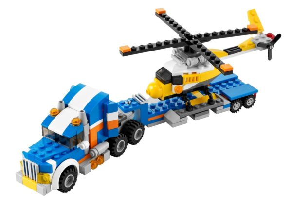 LEGO - 5765 - Transport d'hélicoptère - 3 en 1