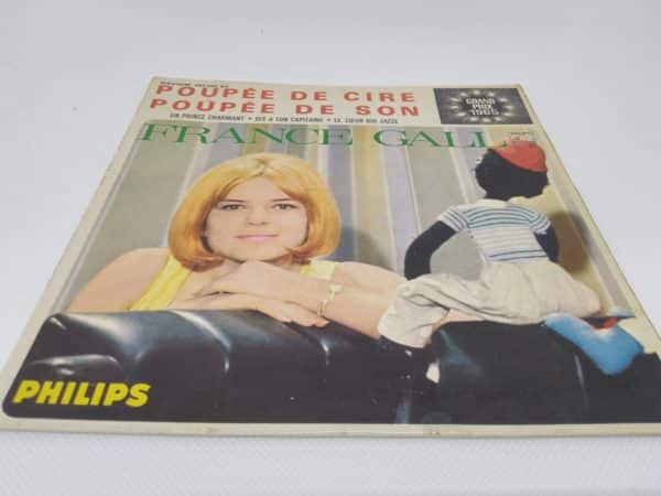 Disque Vinyle - 45 tours - France Gall - Poupée de cire poupée de son