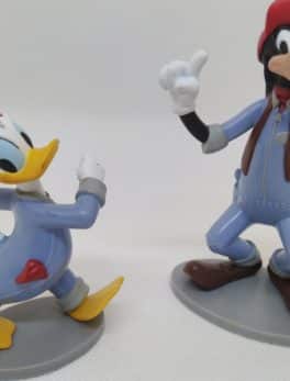 Figurine vintage Donald duck et Dingo - Disney - Made in Vietnam