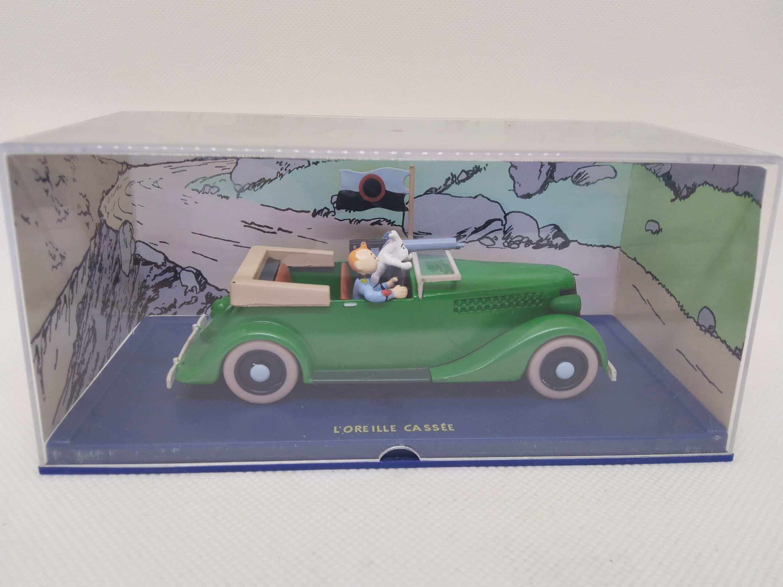 voiture miniature tintin