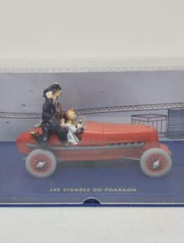 Voiture miniature TINTIN "Les cigares du pharaon/voiture rouge"- 1/43 ème