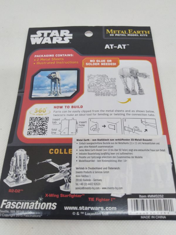 Puzzle Metal Earth - 3D metal kits - Star Wars - AT-AT