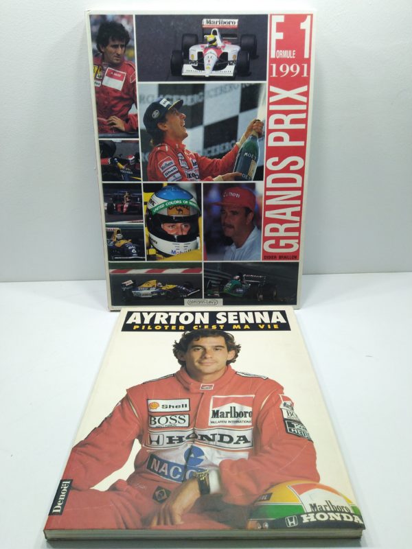 2 livres Ayrton SENNA et Grand Prix F1 de 1991