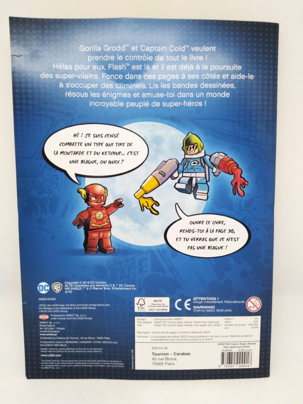 Livre Lego - DC - Flash