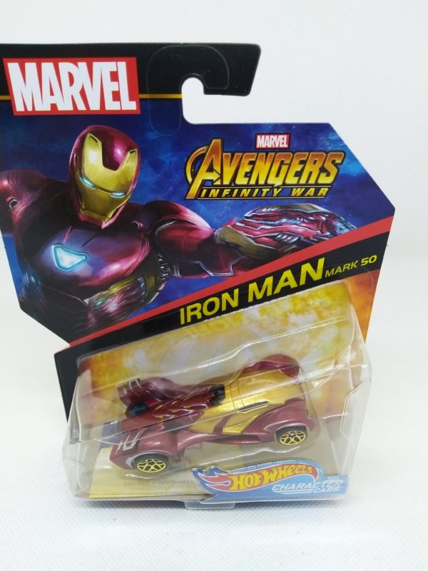 Voiture Hot Wheels - Personnage Marvel Avenger Infinities War - Iron Man "50"