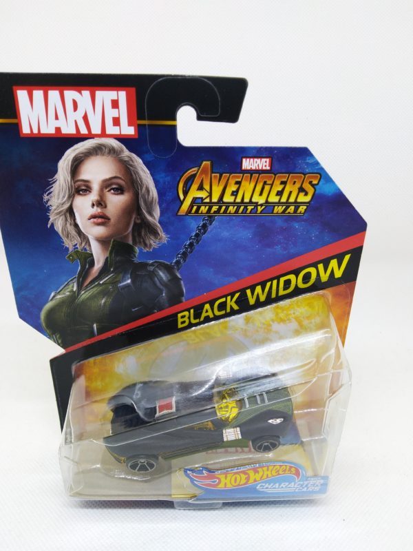 Voiture Hot Wheels - Personnage Marvel Avenger Infinities War - Black Widow