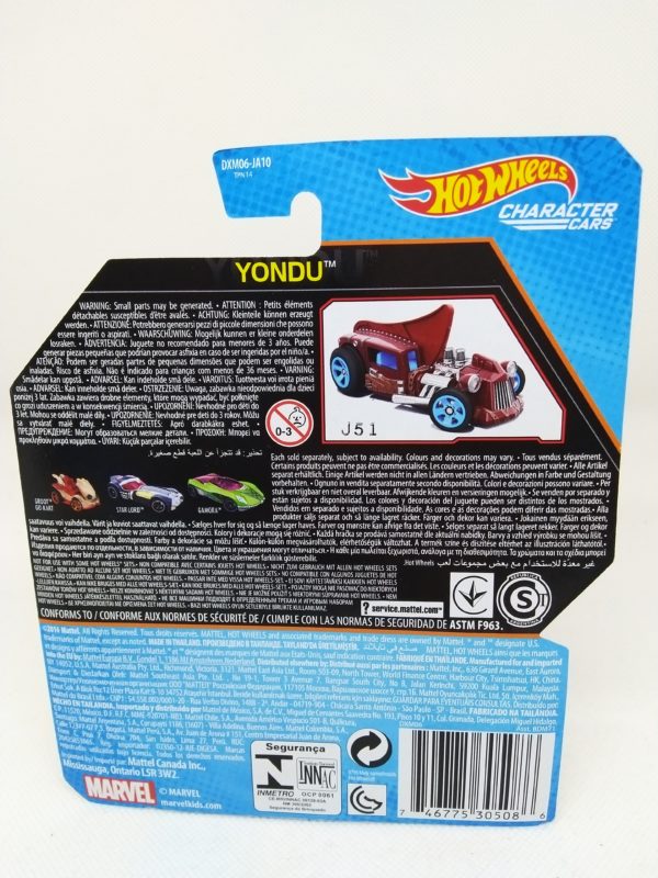 Voiture Hot Wheels - Personnage Les guardians de la galaxy vol.2 - Yondu