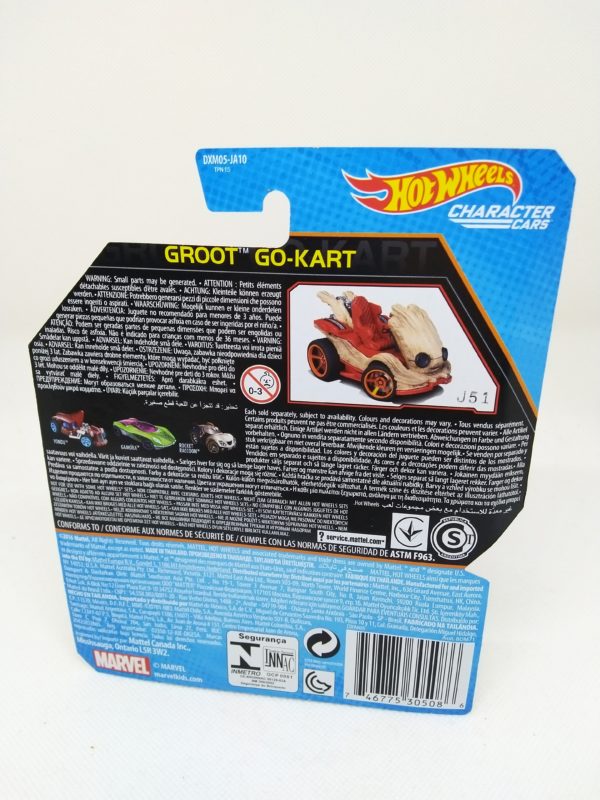 Voiture Hot Wheels - Personnage Les guardians de la galaxy vol.2 - Groot