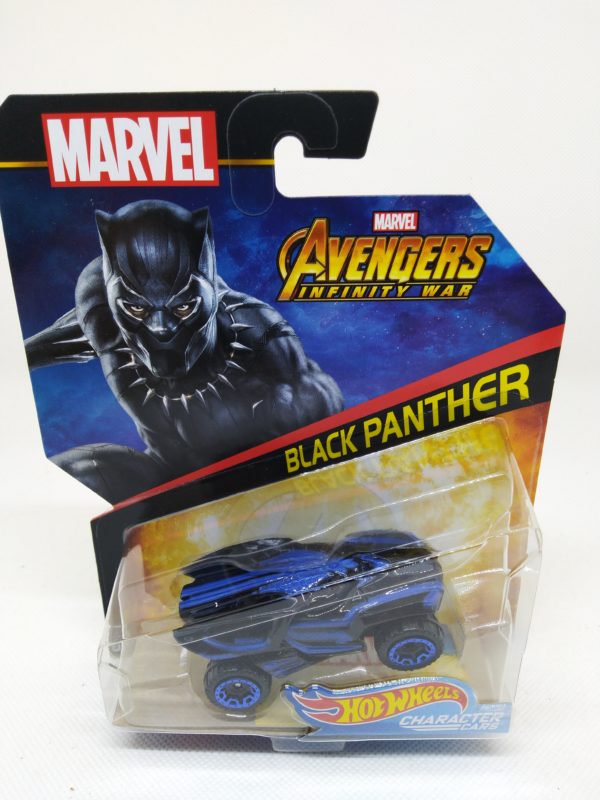 Voiture Hot Wheels - Personnage Marvel Avenger Infinities War - Black Panthers