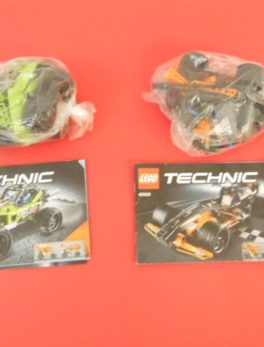 LEGO technic - 42026 (Le Bolide)+ 42027 (Le Buggy du désert)
