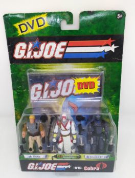 G.I.JOE - DVD+3 Figurines (Duke/Strom shadow/Snake eyes)