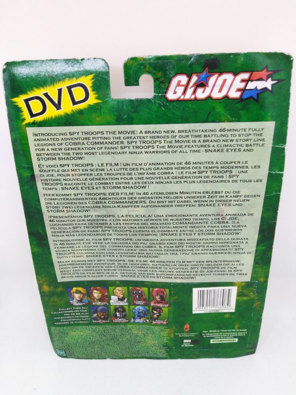 G.I.JOE - DVD+3 Figurines (Duke/Strom shadow/Snake eyes)