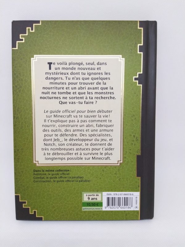 Livre Minecraft - le livre officiel pour bien débuter