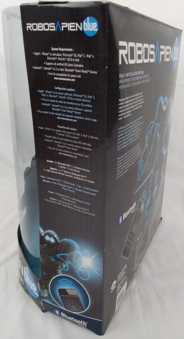 Robotsapien - bluetooth - wowwee - RS Blue - Black édition