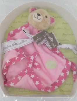 Neuf - Doudou Ours Rose 25 cm - Pioupiou & Merveilles