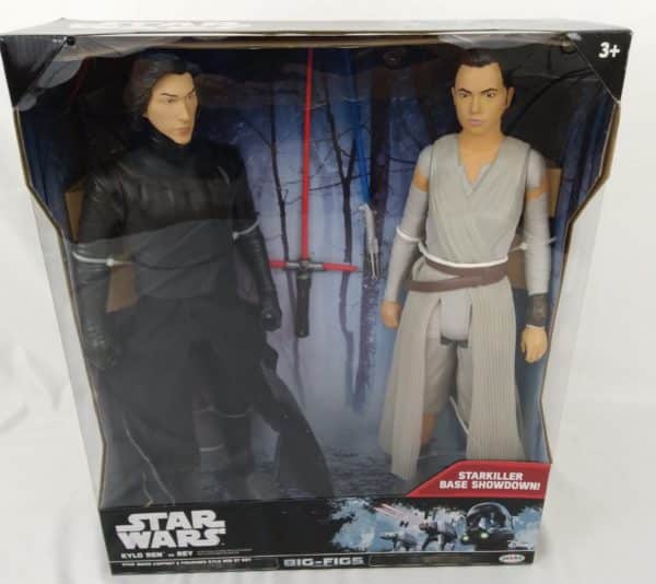 Figurine STAR WARS - Kilo Ren et Rey - Starkiller base showdown - big fig 46 cm