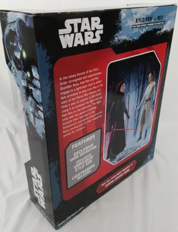 Figurine STAR WARS - Kilo Ren et Rey - Starkiller base showdown - big fig 46 cm