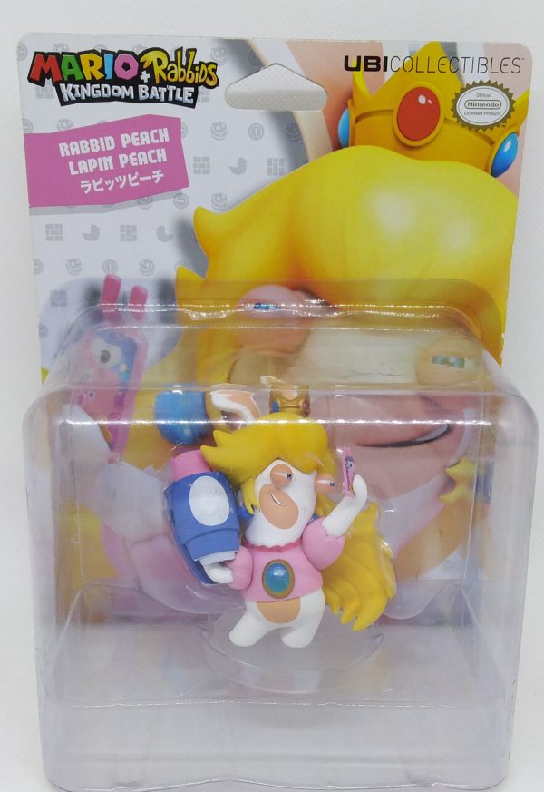 Figurine Mario+Rabbids - Kingdom Battle - Lapin Peach