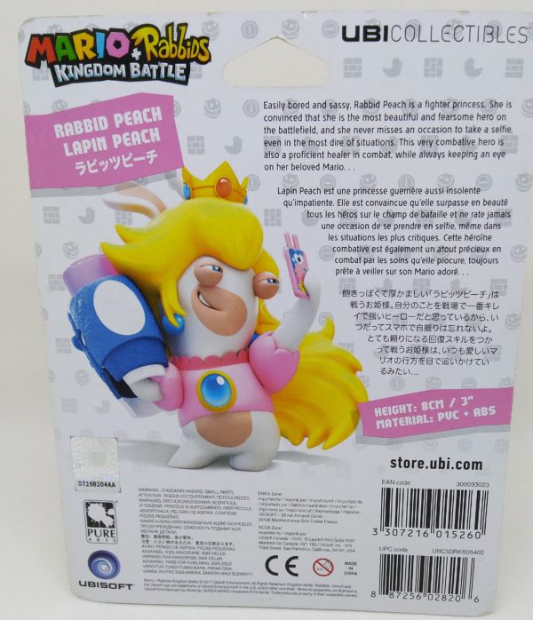 Figurine Mario+Rabbids - Kingdom Battle - Lapin Peach