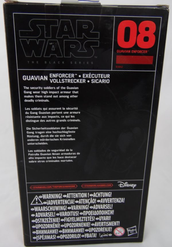 Figurine Black series - Star Wars - N°08 - GUAVIAN ENFORCER