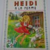 Livre Heidi - A la ferme - 1973