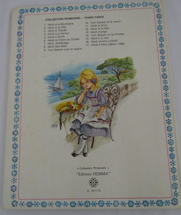 Livre Heidi - A la mer - 1978