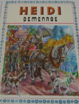 Livre Heidi - Déménage - 1974