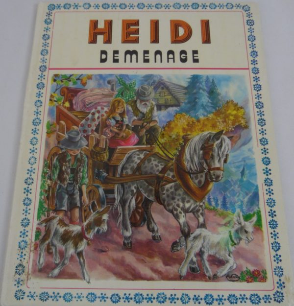 Livre Heidi - Déménage - 1974
