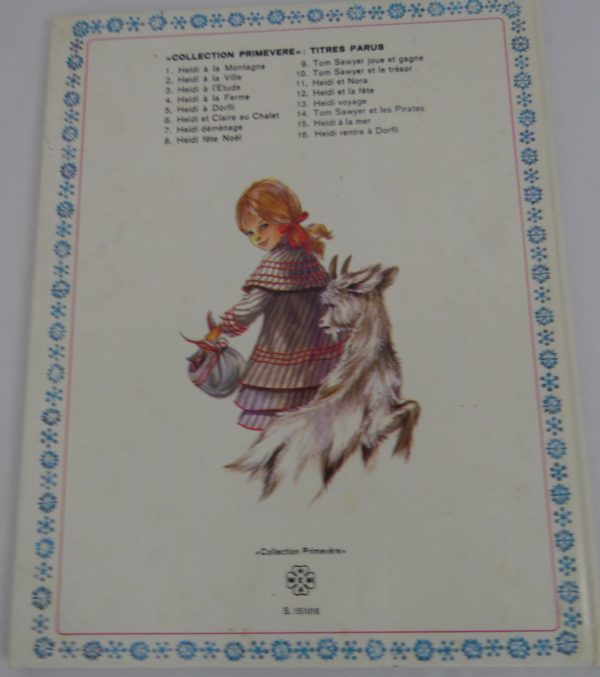 Livre Heidi - Rentre à Dorfli - 1979