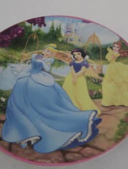 Assiette Princesse Disney - Storline - Blanche Neige / Cendrillon / Belle