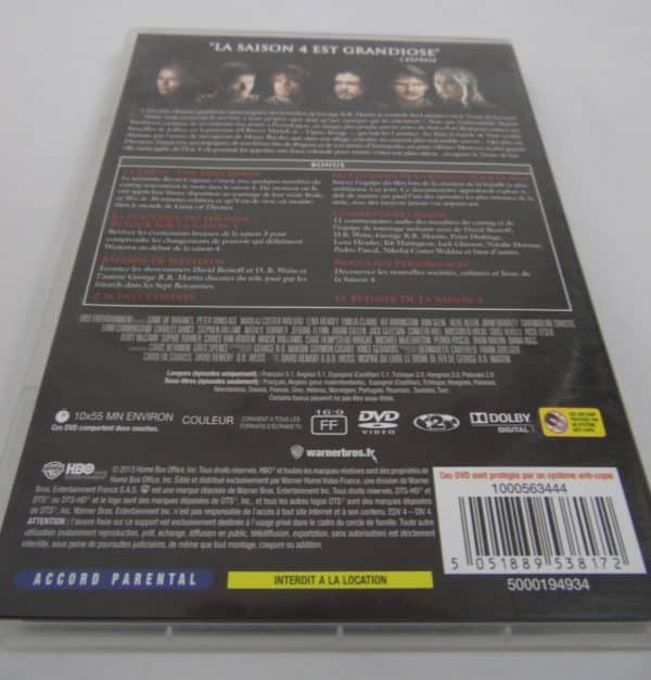 DVD Blu-Ray Game Of Thrones - Saison 4