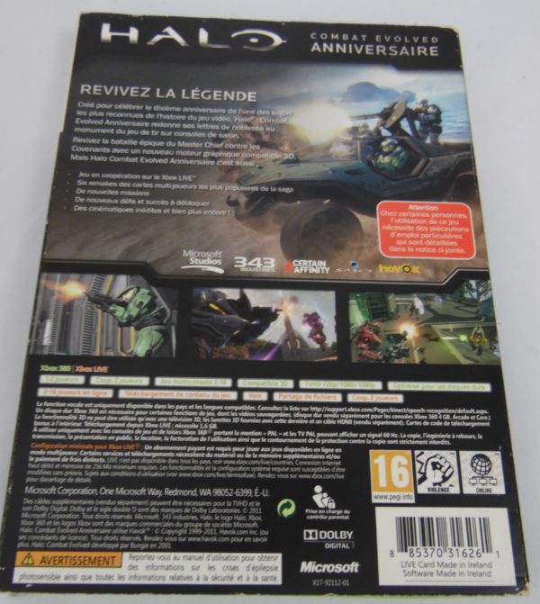 Jeu vidéo XBOX 360 - Halo - Anniversaire - Version Française