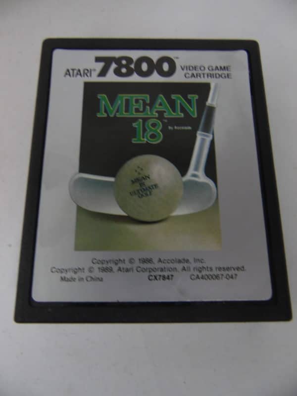 Jeu vidéo ATARI 7800 - Mean 18