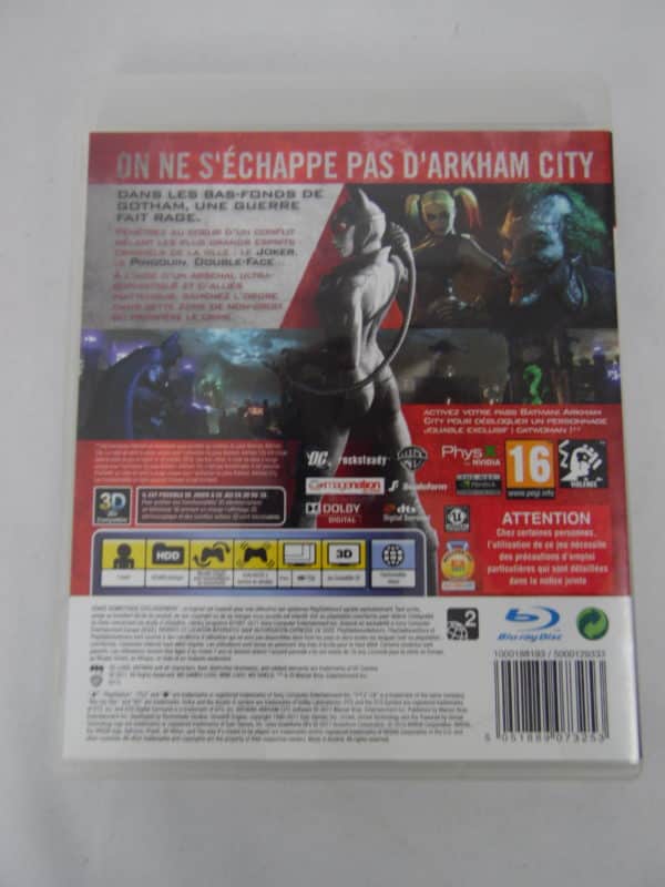 Jeu vidéo PS3 - Batman - Arkham City