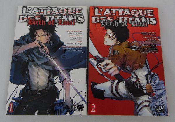 Manga - L'attaque des Titans - Tomes 1 et 2 - Birth of Livaï - VF