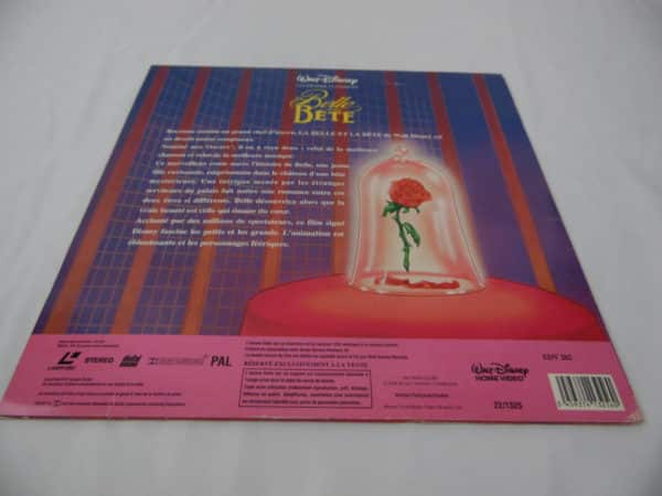 Laser disc - La belle et la bête - Disney