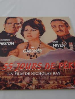 Laser disc - Les 55 jours de PEKIN - Avec Charlton Heston , Ava Gardner et David Niven