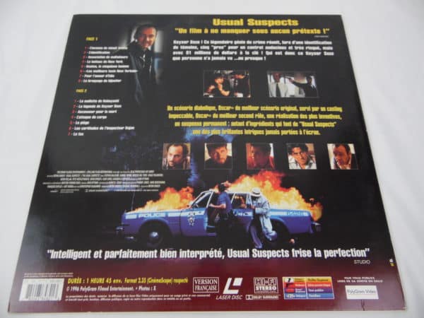 Laser disc - Usual Suspects