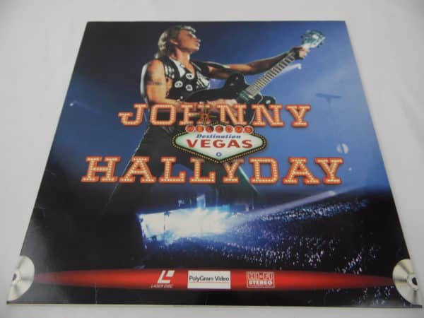 Laser disc - Johnny Hallyday - Destination Vegas