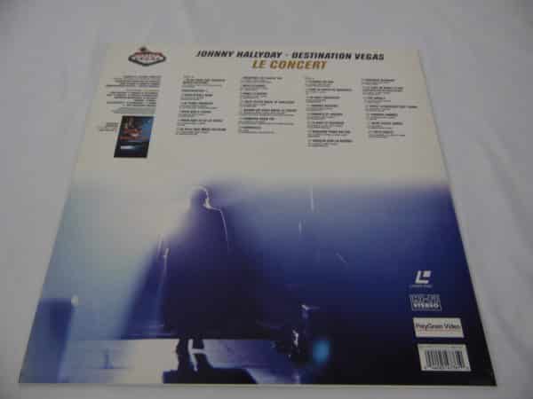 Laser disc - Johnny Hallyday - Destination Vegas