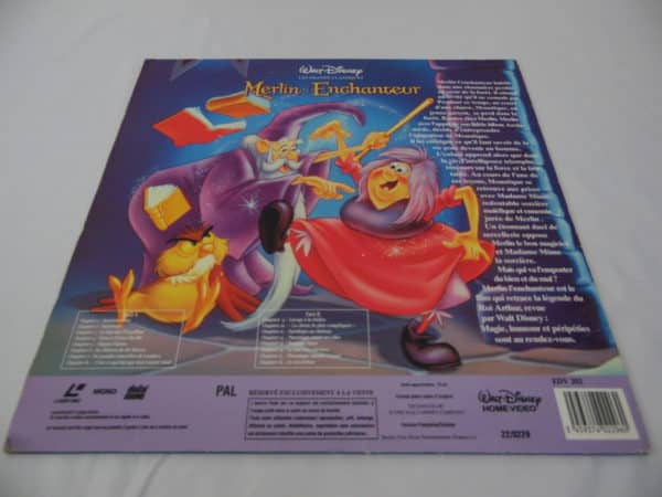 Laser disc - Merlin l'enchanteur - Disney