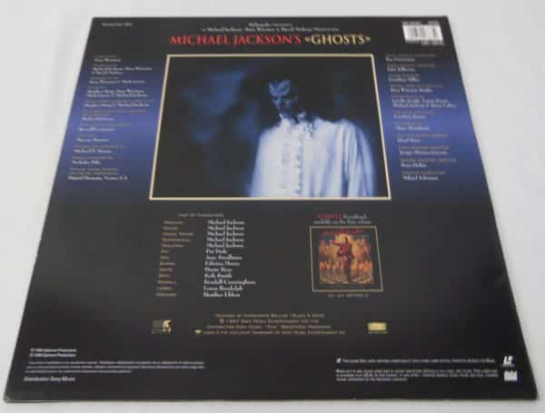 Laser disc - Michael Jackson - GHOSTS