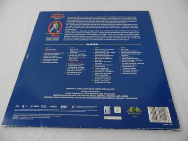 Laser disc - The Freddie Mercury Tribute