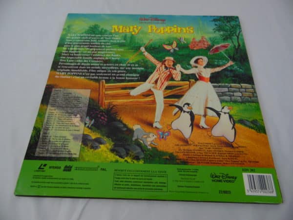 Laser disc - Mary Poppins - Disney