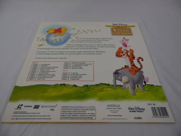 Laser disc - Disney - Les aventures de Winnie l'ourson