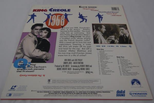 Laser disc - Elvis - King Créole