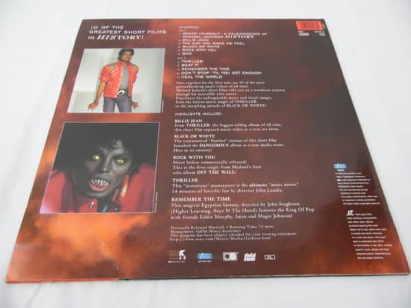 Laser disc - Michael Jackson - History