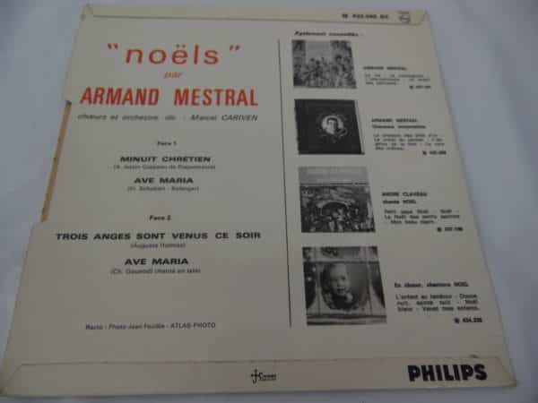 Disque vinyle - 45 T - Armand Mestral Noëls