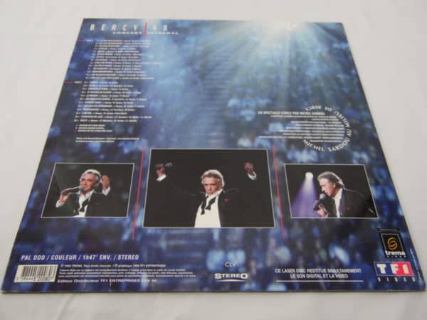 Laser disc - Sardou - Bercy 98